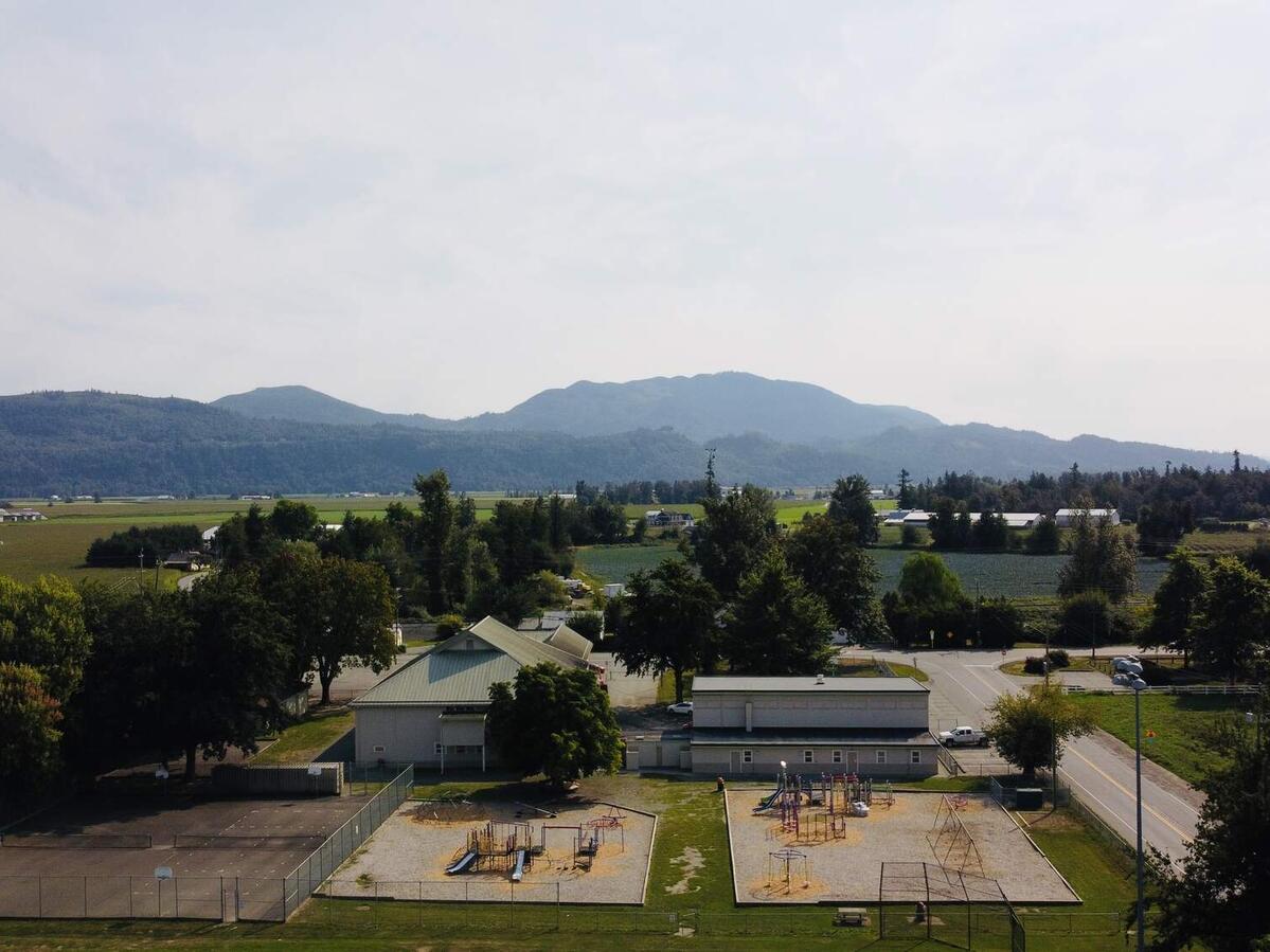 Ariel view of school