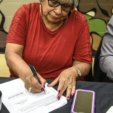 Aboriginal Enhancement agreement signing in 2019