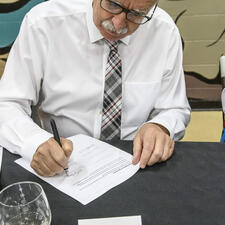 Aboriginal Enhancement agreement signing in 2019