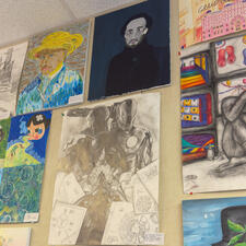 Yale Art Show: Movie Montage and Portraiture